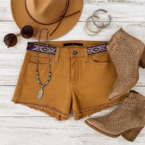 Joes Jeans boho aztec print fringe shorts ❤️